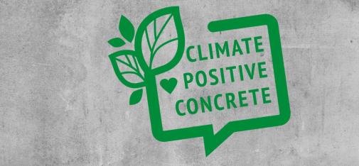 The climate positive concretes bind more CO₂ that is consumded in their production.